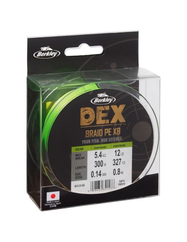 Berkley  Dex Braid Pe X8  150Mt...