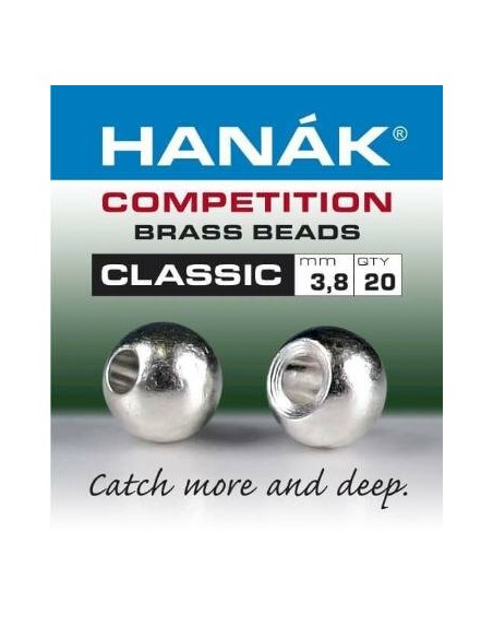 Hanak Brass Beads Classic (silver)