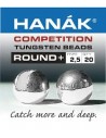 Hanak Tungsten Beads Round+ (silver)