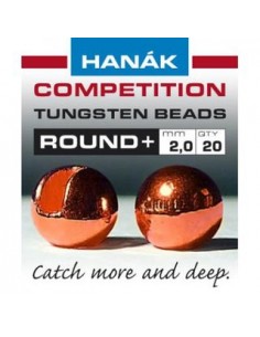 Hanak Tungsten Beads Round+ (copper)