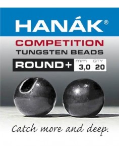 Hanak Tungsten Beads Round+ (gun metal)