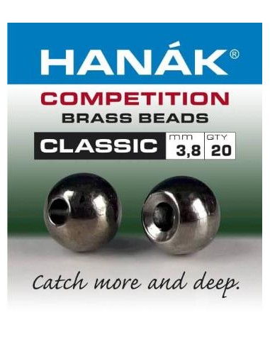 Hanak Brass Beads Classic (gun metal)