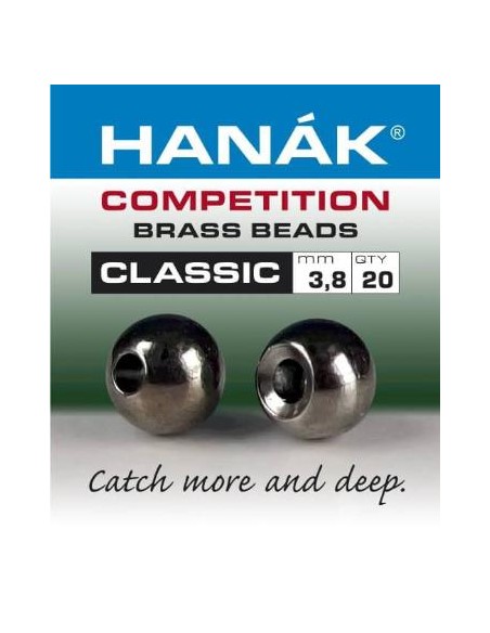 Hanak Brass Beads Classic (gun metal)
