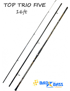 Bad Bass Top Trio Five ft 16 (4.9m) 3/4 oz (80-120 gr)